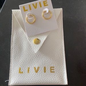 New Livie Gold Plated Hoops earrings